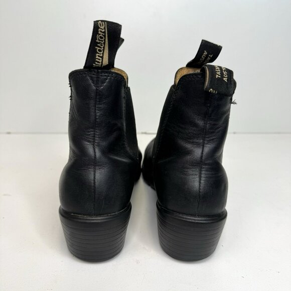 Blundstone Boots Womens US Size 7 Black Chelsea Pull On Heel Leather - Picture 5 of 11